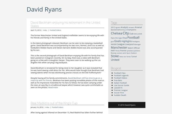 Simple and Clean theme site design template sample