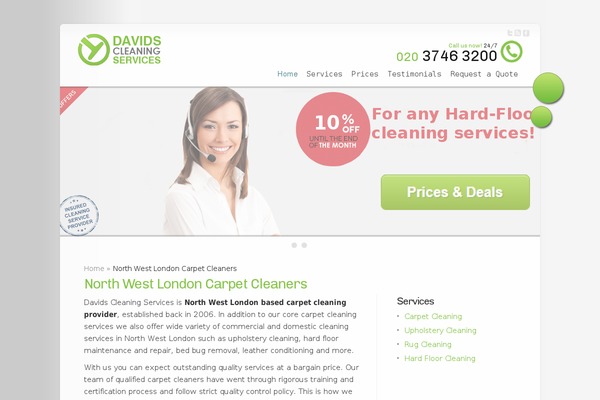 davidscleaningservices.co.uk site used Carpet