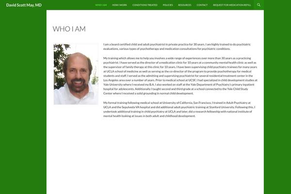 Twenty Fourteen theme site design template sample