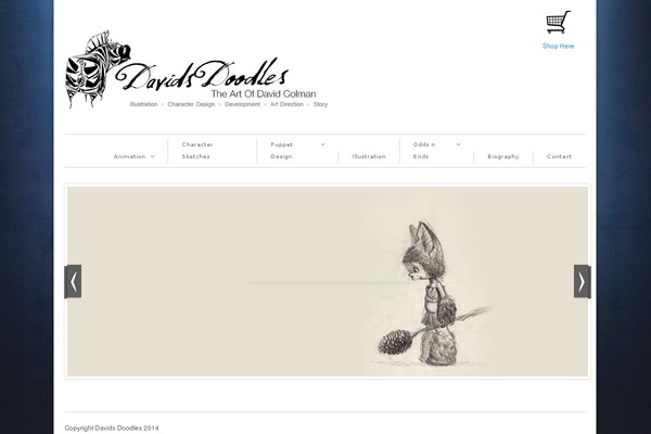 Maya theme site design template sample