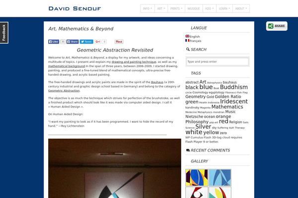 Unstandard theme site design template sample