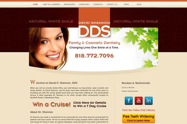 Woodland theme site design template sample