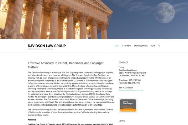 davidson-lawfirm.com site used Interface