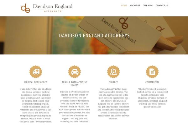 Engo theme site design template sample