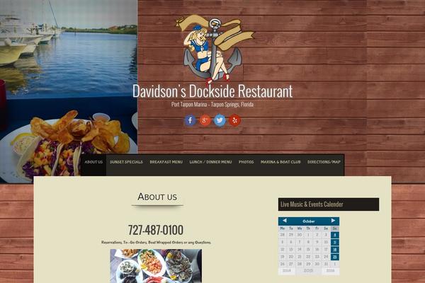 davidsonsdockside.com site used Sixteen-point