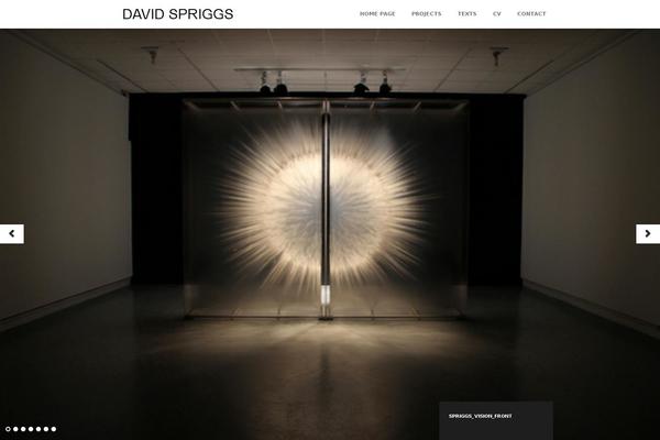 Immersion theme site design template sample