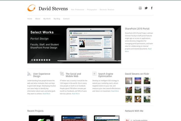 Clarity theme site design template sample