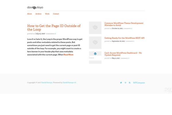 Focus theme site design template sample