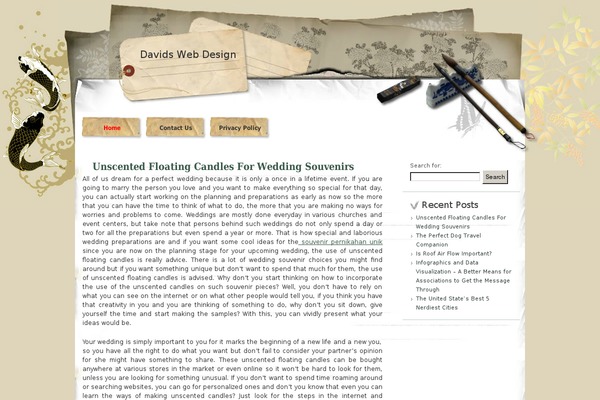 japan-style theme site design template sample
