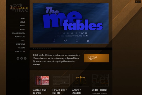 Myriad theme site design template sample