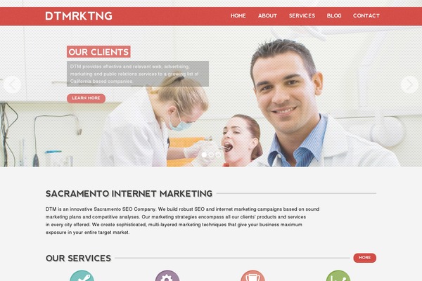 Primum theme site design template sample