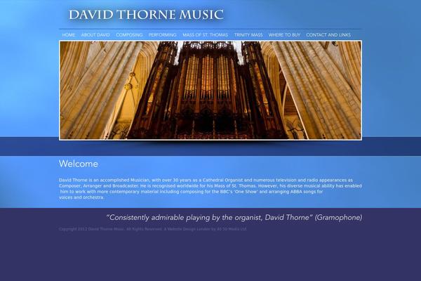 David theme site design template sample