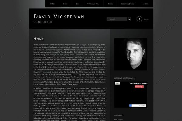 Piano Black theme site design template sample