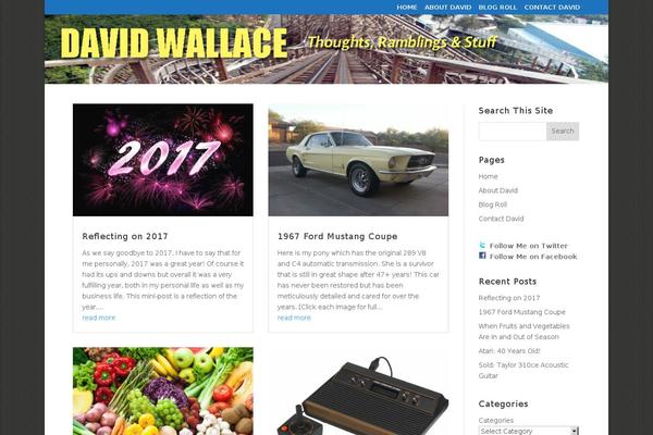 Divi theme site design template sample