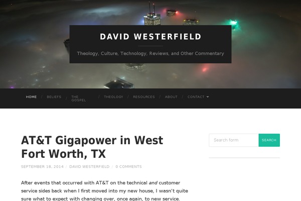 Lovecraft theme site design template sample