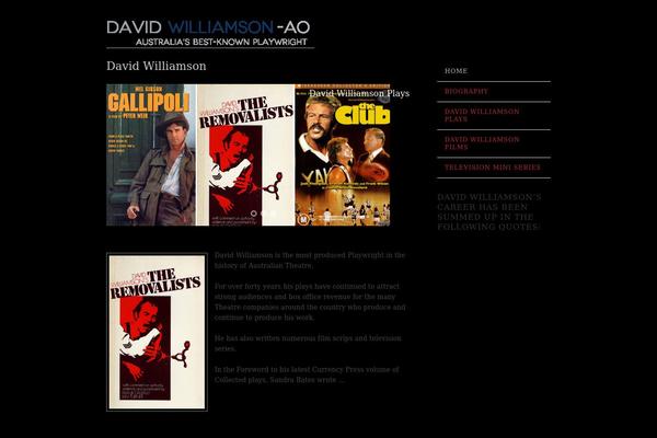 Ascetica theme site design template sample