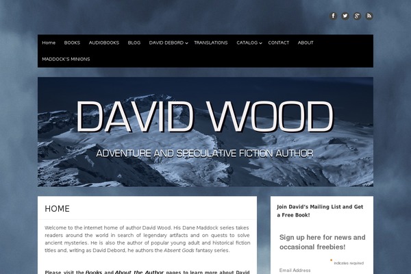 The Box theme site design template sample