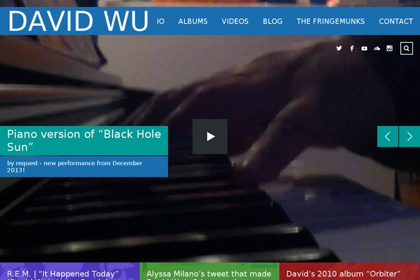 davidwumusic.com site used Sonaar-child