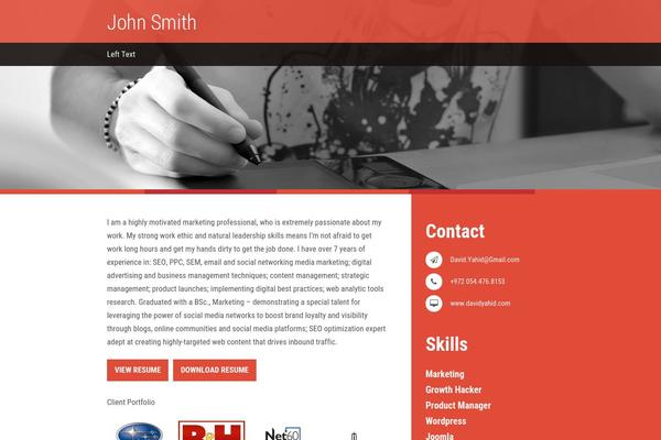 Self theme site design template sample