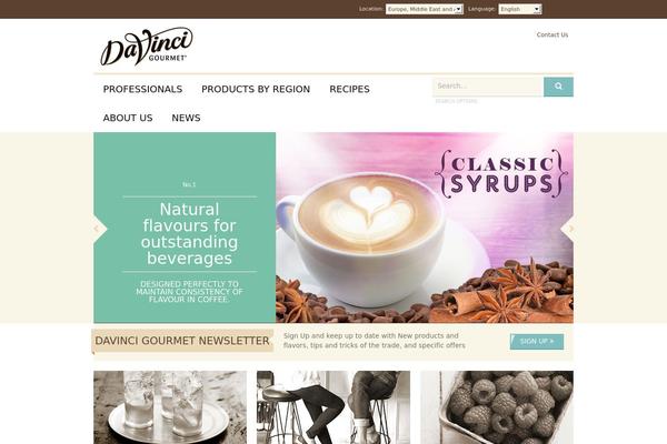 davinci-gourmet.com site used Davincigourmet