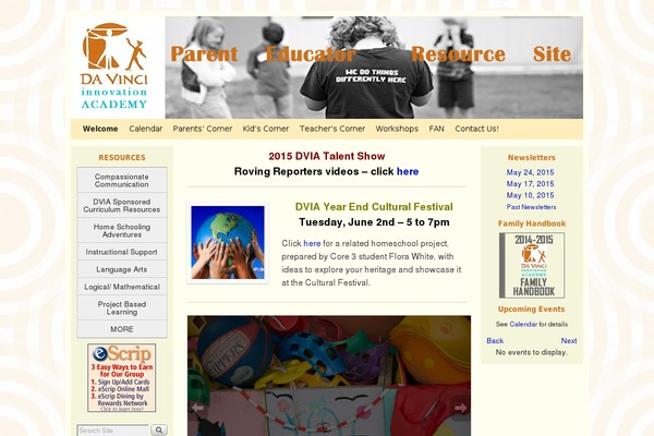 Weaver II theme site design template sample