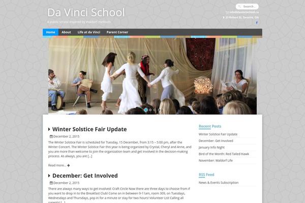 The WP theme site design template sample