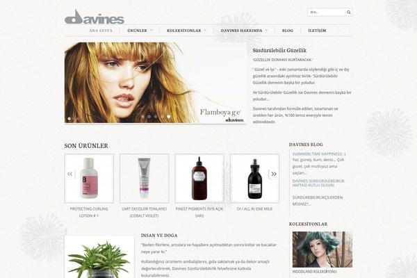 Maya theme site design template sample