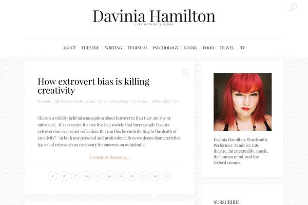 BuzzBlog theme site design template sample