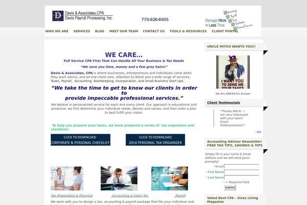 davis-cpa.com site used Smallbiz Dynamic
