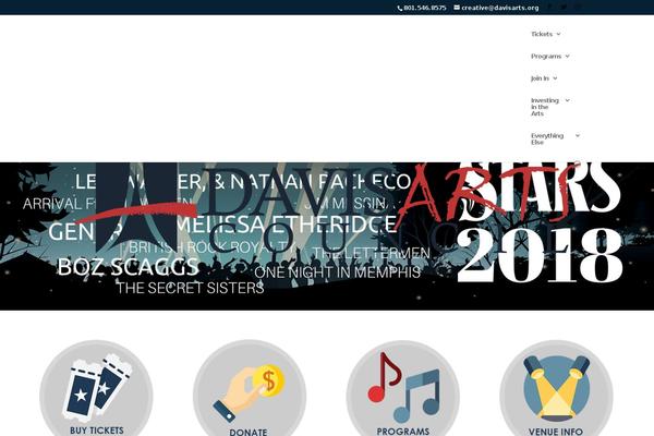 Divi Child theme site design template sample