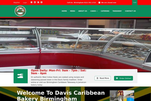Takeaway theme site design template sample