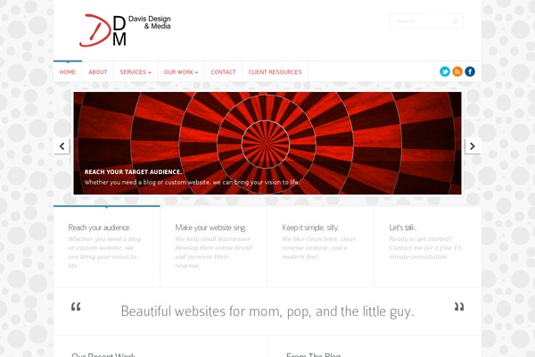 Trim theme site design template sample