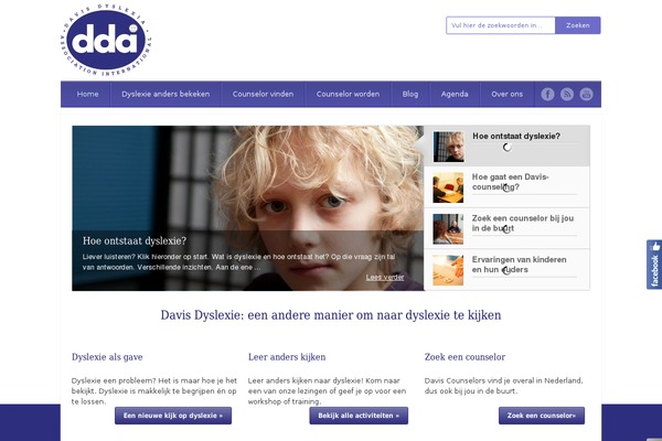 Site using Arscode-social-slider plugin
