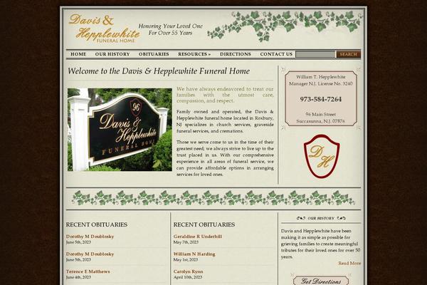 davishepplewhitefh.com site used Inki_v.2.1