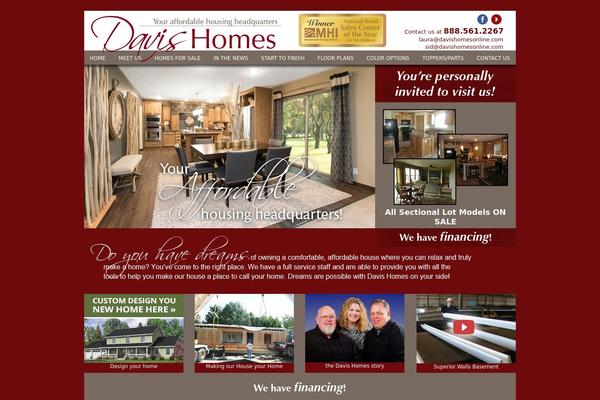 davishomesonline.com site used Gray Lines