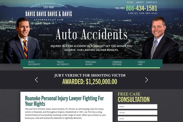 davislawfirm.com site used Davis