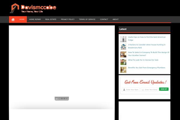 Magazine Style theme site design template sample