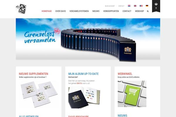 Oxygen Child theme site design template sample