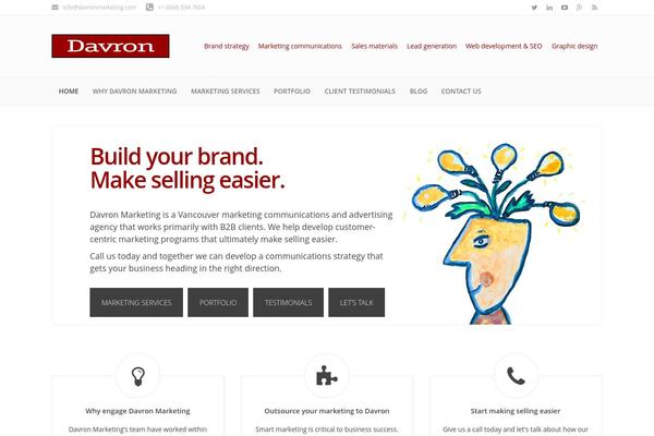 davronmarketing.com site used Romo