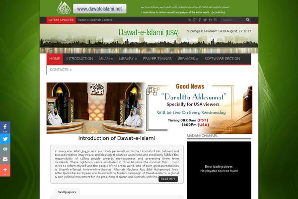 Jarida-theme theme site design template sample