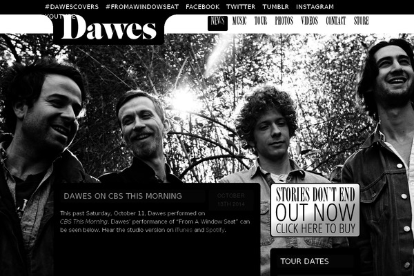 dawes WordPress theme, websites list used dawes theme dawes theme websites examples