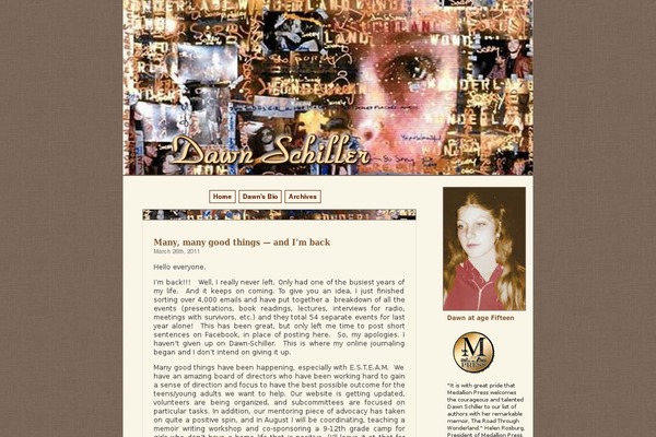 Dawn theme site design template sample