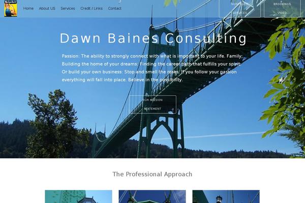 Tesseract theme site design template sample