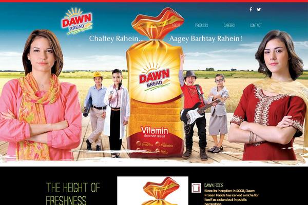 Dawn theme site design template sample