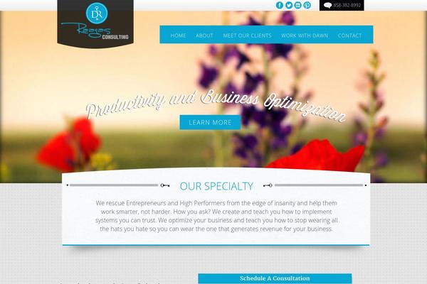 Default theme site design template sample