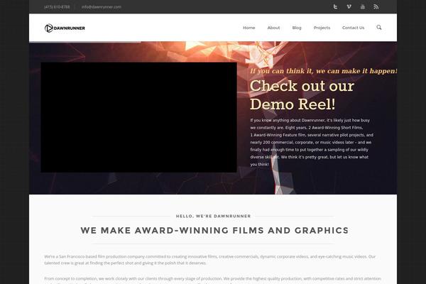 Blandes theme site design template sample