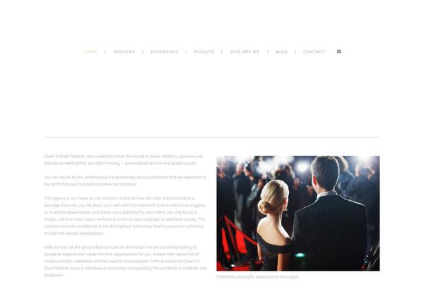 Stockholm theme site design template sample