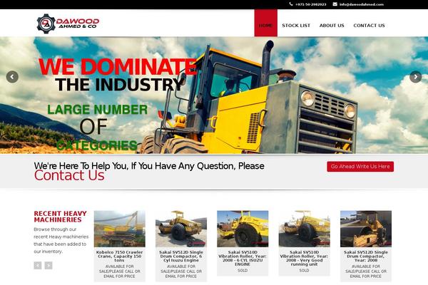 Automotive Car Dealership Business WordPress Theme theme site design template sample