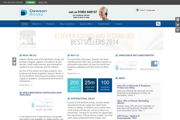 dawsonbooks.co.uk site used Studium