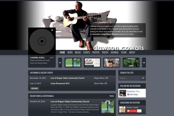 Soundcheck theme site design template sample